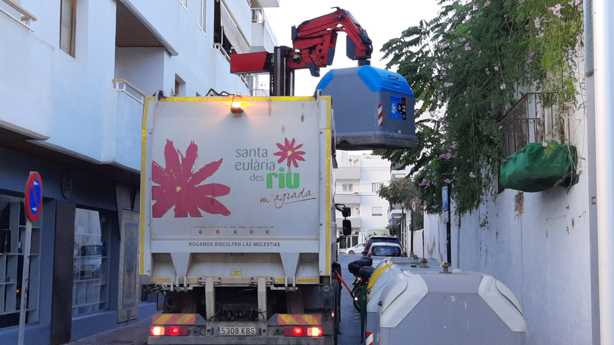 Santa Eulària: Rabatt für Müllabfuhr beantragen