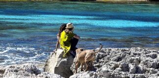 Das blaue Meer vor Formentera Formentera. Foto: IbizaHEUTE, Peter Eberhardt.