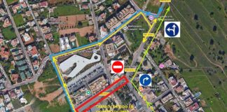 Ibiza: Ortsdurchfahrt von Jesús gesperrt